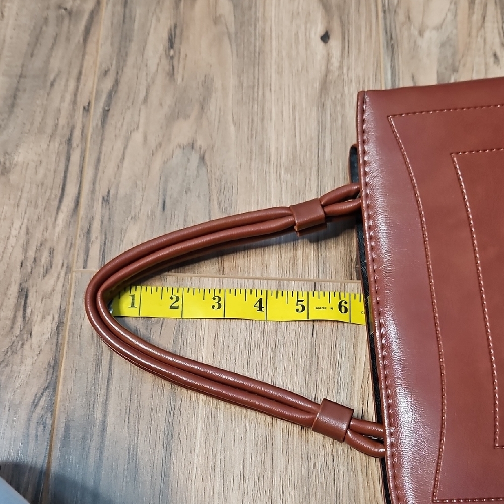 Women’s Corporate Brown Leather Tote Bag - Picture 12 of 12